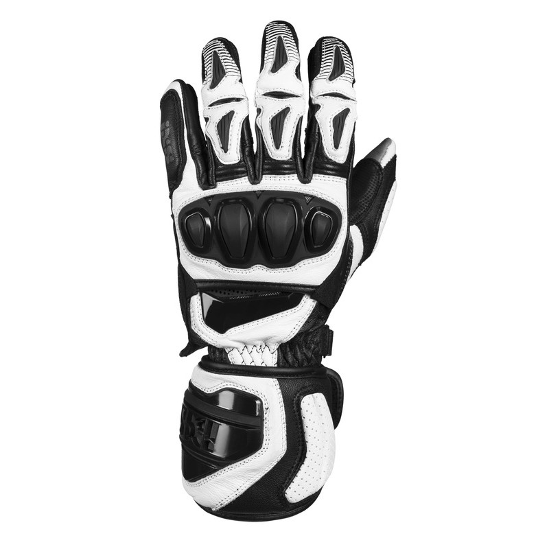 RĘKAWICE SKÓRZANE IXS RS-300 2.0 BLACK/WHITE 