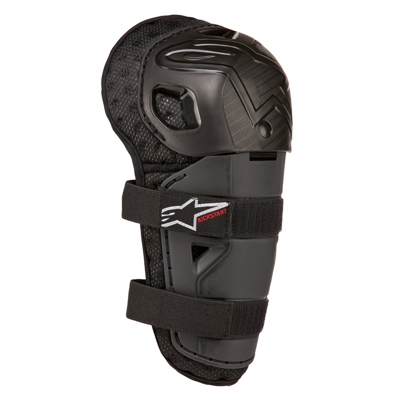 OCHRANIACZ KOLAN ALPINESTARS KIDS BIONIC ACTION KICKSTART KNEE GUARD BLACK RED 
