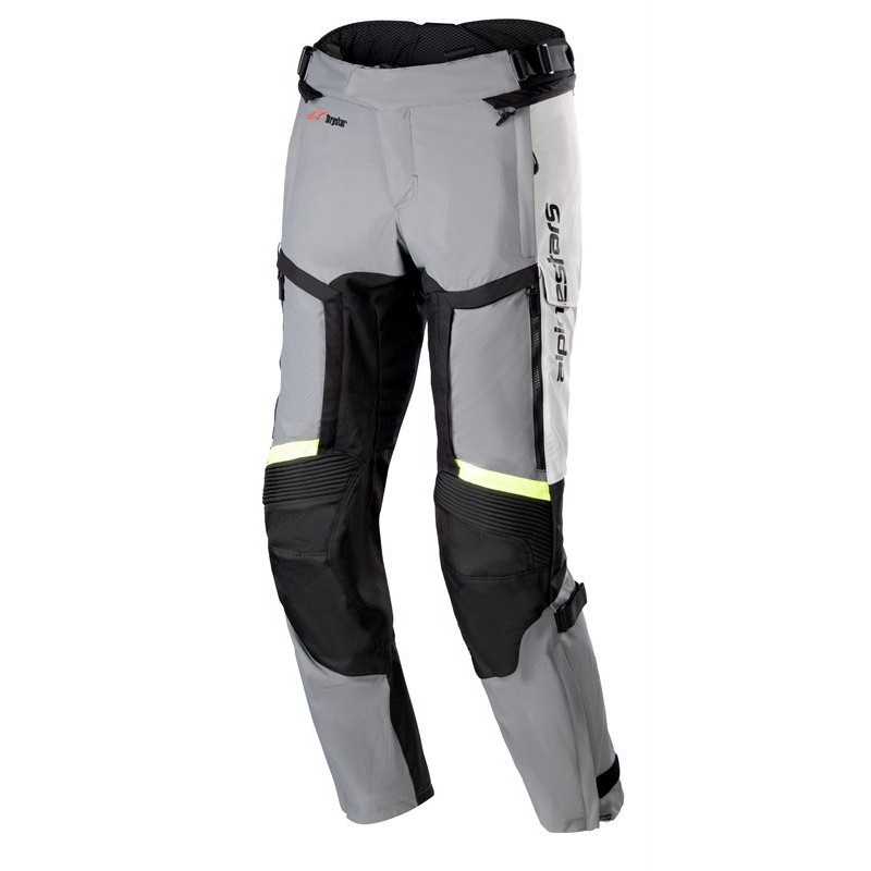 SPODNIE TEKSTYLNE ALPINESTARS BOGOTA PRO DRYSTAR ICE GREY/DARK GREY/FLUO YELLOW 