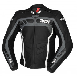 KURTKA SKÓRZANA IXS RS-600 BLACK/GREY/WHITE 