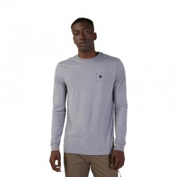 KOSZULKA Z DŁUGIM RĘKAWEM FOX BOXED FUTURE TECH HEATHER GRAPHITE  ENDURO CROSS