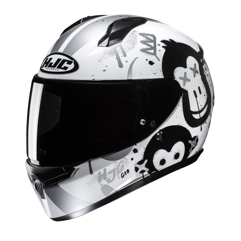 KASK HJC C10 GETI BLACK/SILVER 