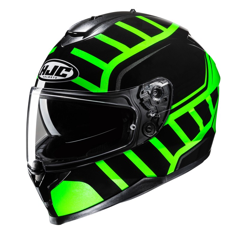 KASK HJC C70N HOLT BLACK/GREEN 