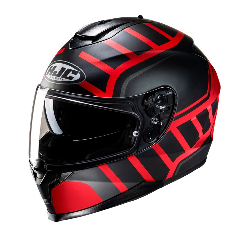 KASK HJC C70N HOLT BLACK/RED 