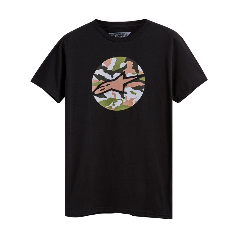 T-SHIRT ALPINESTARS CAMO DISK BLACK 
