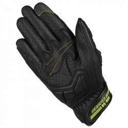 RĘKAWICE SKÓRZANE OZONE RS600 SHORT BLACK/FLO YELLOW 