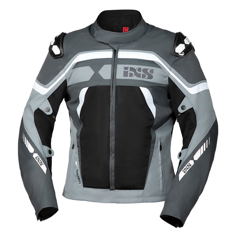 KURTKA TEKSTYLNA IXS RS-700-AIR [SOLTO-TEX] GREY/LIGHT GREY/WHITE 