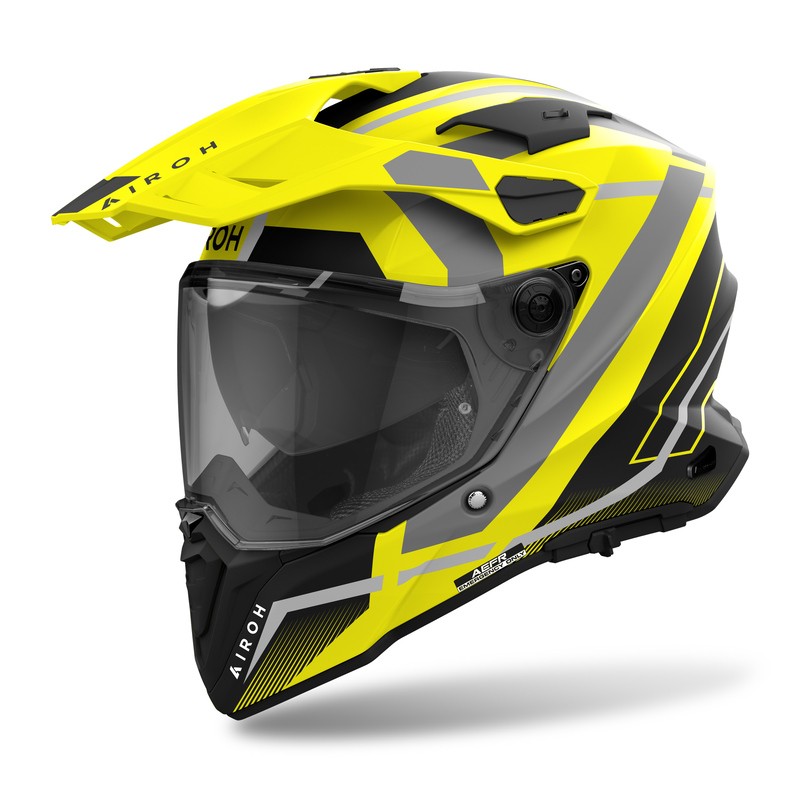 KASK AIROH COMMANDER 2 MAVICK YELLOW MATT 