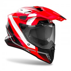 KASK AIROH COMMANDER 2 MAVICK RED GLOSS 