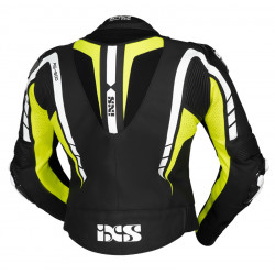 KOMBINEZON SKÓRZANY 2 CZ. IXS RS-800 BLACK/YELLOW/WHITE 