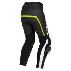 KOMBINEZON SKÓRZANY 2 CZ. IXS RS-800 BLACK/YELLOW/WHITE 