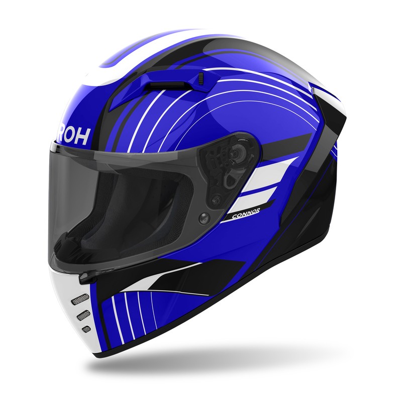 KASK AIROH CONNOR ACHIEVE BLUE GLOSS 