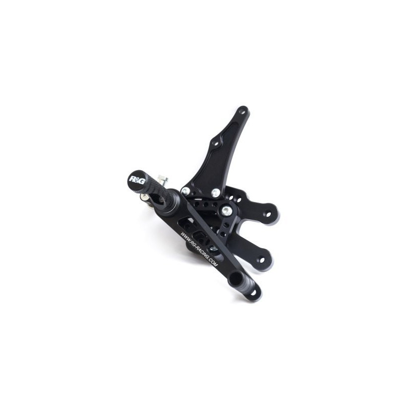 PODNÓŻKI REGULOWANE, SUZUKI GSXR600/750 L1, ZESTAW, BLACK