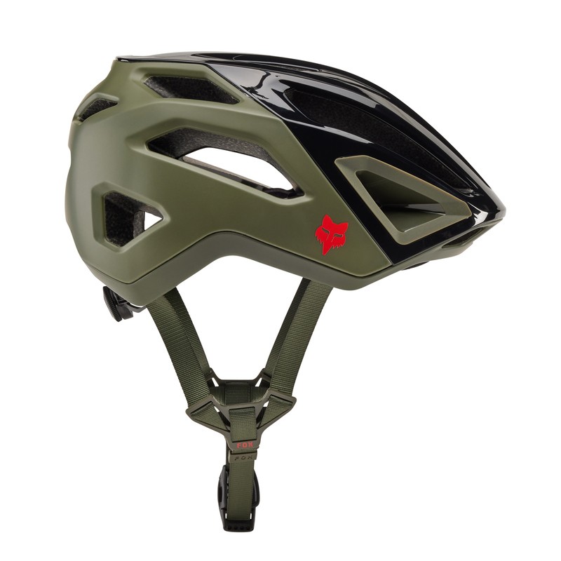 KASK ROWEROWY FOX CROSSFRAME PRO ASHR OLIVE GREEN  ENDURO CROSS