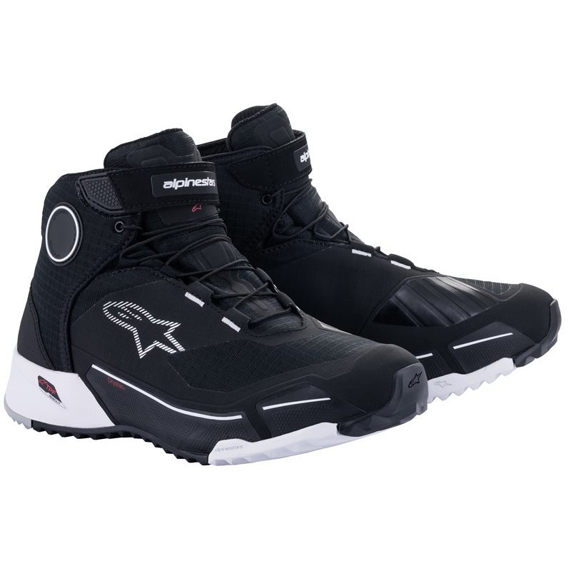 BUTY ALPINESTARS CR-X DRYSTAR RIDING BLACK/WHITE 