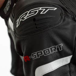KOMBINEZON SKÓRZANY RST R-SPORT CE BLACK/WHITE XS (2967)
