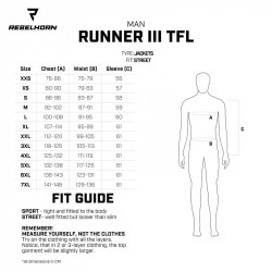 KURTKA SKÓRZANA REBELHORN RUNNER III TFL BLACK 