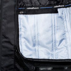 KURTKA SKÓRZANA REBELHORN RUNNER II BLACK 