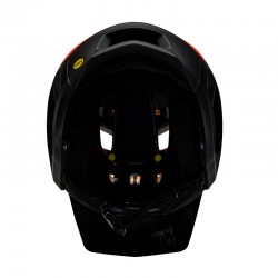 KASK ROWEROWY FOX DROPFRAME ORANGE FLAME  ENDURO CROSS