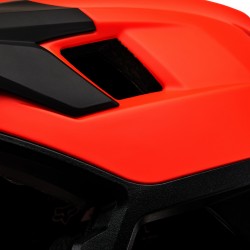 KASK ROWEROWY FOX DROPFRAME ORANGE FLAME  ENDURO CROSS