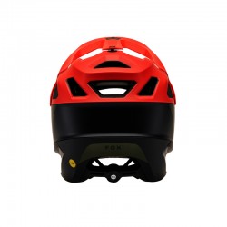 KASK ROWEROWY FOX DROPFRAME PRO NYF ORANGE FLAME  ENDURO CROSS