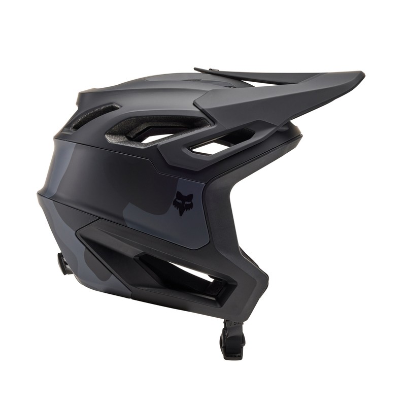 KASK ROWEROWY FOX DROPFRAME PRO RUNN BLACK CAMO  ENDURO CROSS