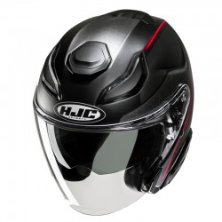 KASK HJC F31 LUDI BLACK/RED 