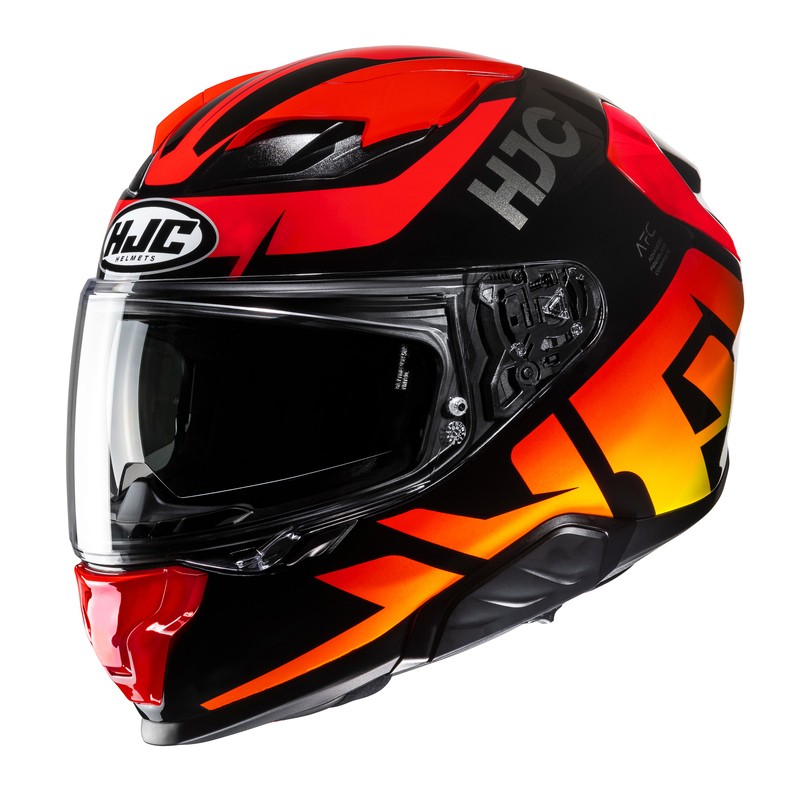 KASK HJC F71 BARD BLACK/RED 
