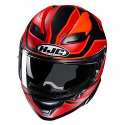 KASK HJC F71 IDLE RED/BLACK 
