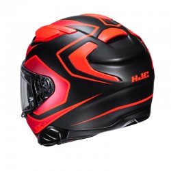 KASK HJC F71 IDLE RED/BLACK 