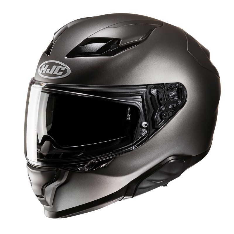 KASK HJC F71 SOLID SEMI FLAT TITANIUM 