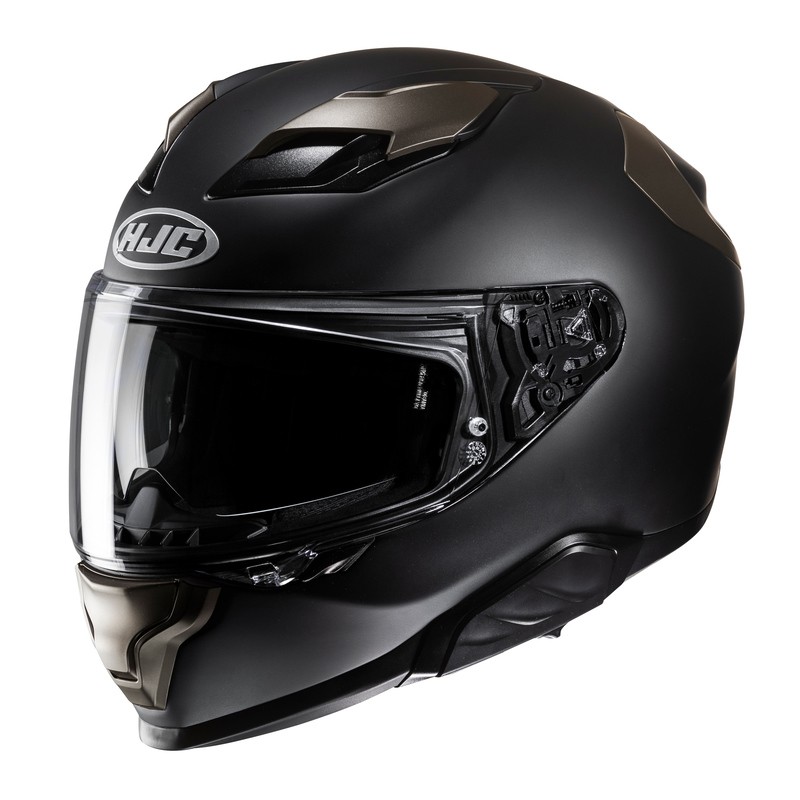 KASK HJC F71 SOLID SEMI FLAT BLACK TITANIUM 