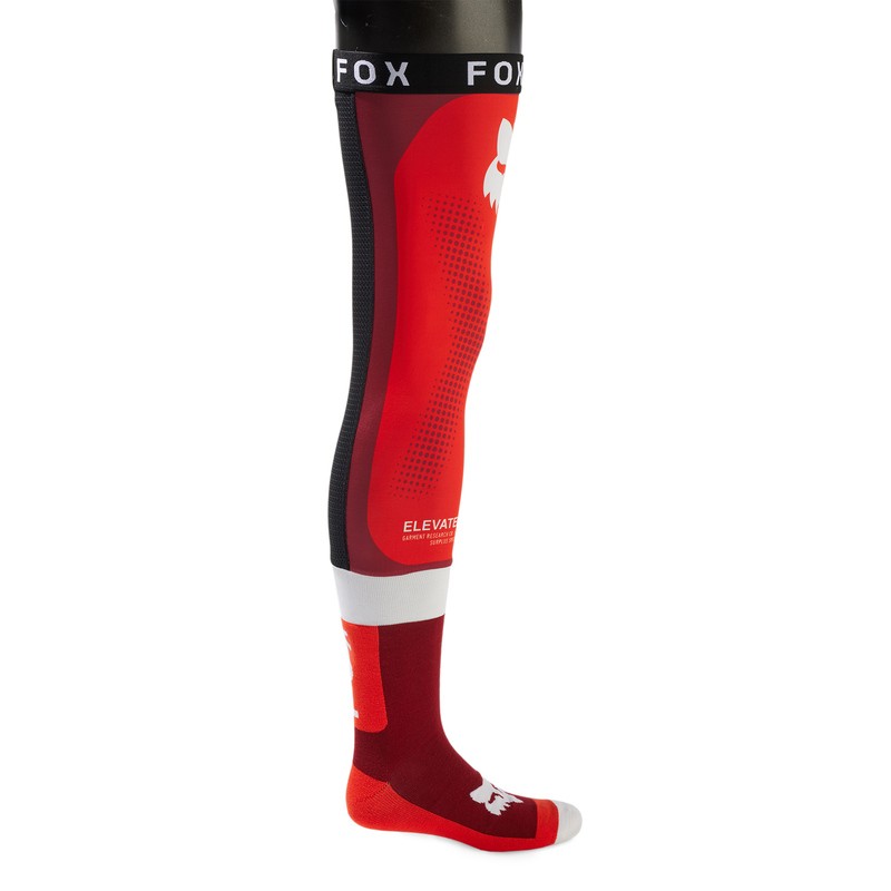 SKARPETY FOX FLEXAIR KNEE BRACE FLUO RED  ENDURO CROSS