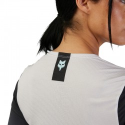 KOSZULKA ROWEROWA Z DŁUGIM RĘKAWEM FOX LADY FLEXAIR RACE VINTAGE WHITE  ENDURO CROSS