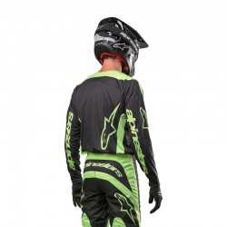 BLUZA MOTOCYKLOWA ALPINESTARS FLUID LURV BLACK YELLOW FLUO 