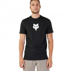 T-SHIRT FOX FOX HEAD BLACK  ENDURO CROSS
