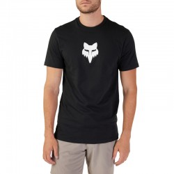 T-SHIRT FOX FOX HEAD BLACK  ENDURO CROSS