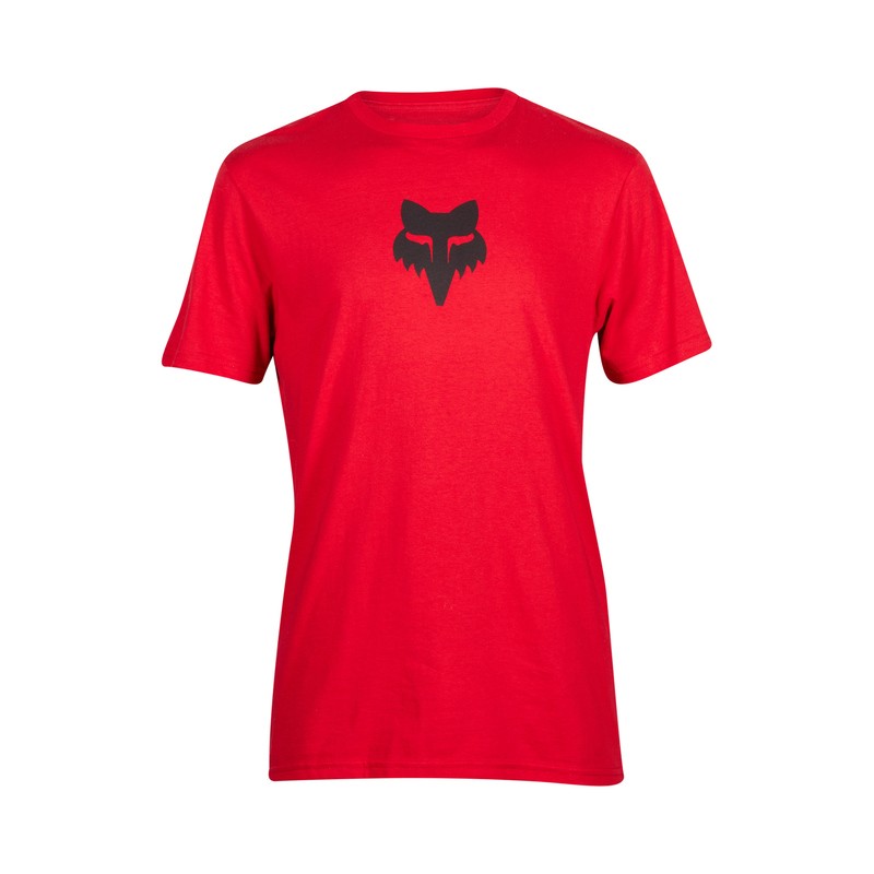 T-SHIRT FOX FOX HEAD FLAME RED  ENDURO CROSS