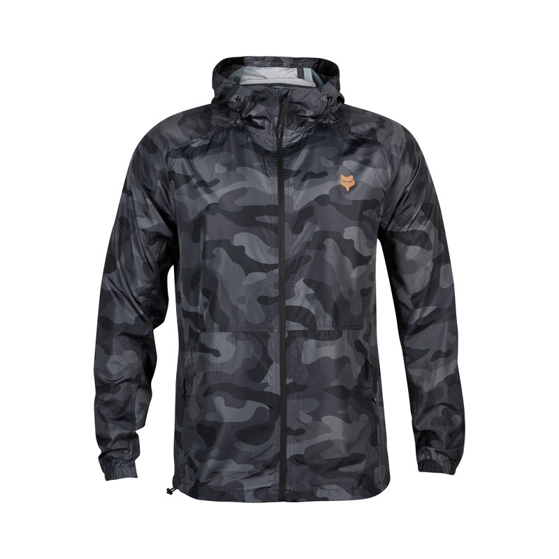 KURTKA PRZECIWWIATROWA FOX FOX HEAD WINDBREAKER BLACK CAMO  ENDURO CROSS