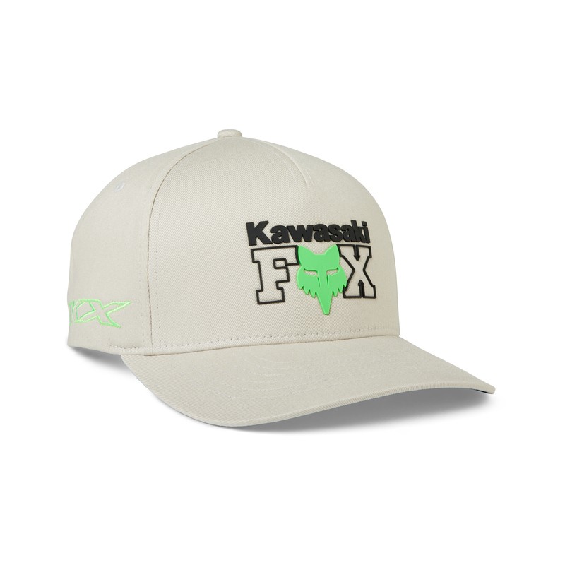 CZAPKA Z DASZKIEM FOX FOX X KAWI FLEXFIT STEEL GREY  ENDURO CROSS
