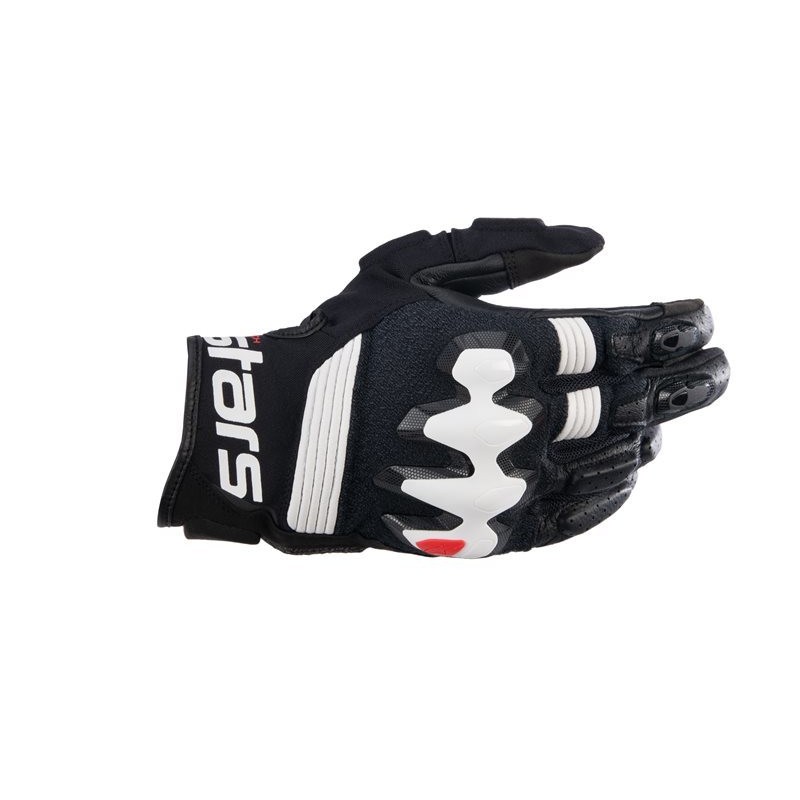 RĘKAWICE SKÓRZANE ALPINESTARS HALO DARK BLACK/WHITE 