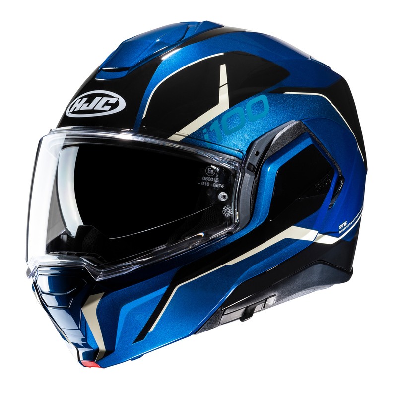 KASK HJC I100 LORIX BLACK/BLUE 