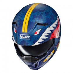 KASK HJC I20 VANGUARD CALL OF DUTY BLUE/YELLOW 