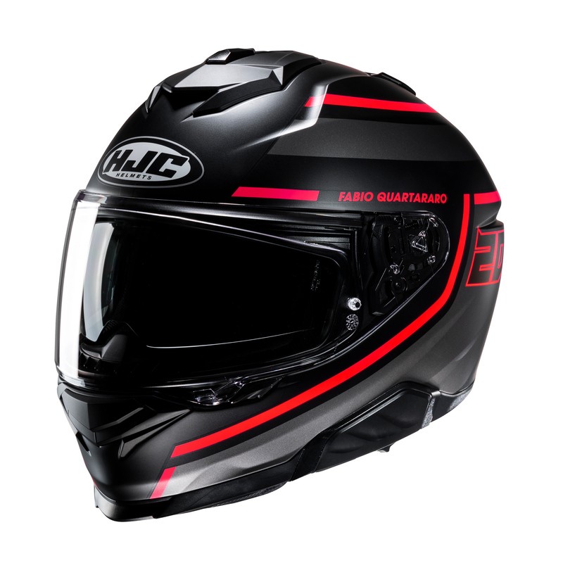 KASK HJC I71 FQ 20 BLACK/RED 