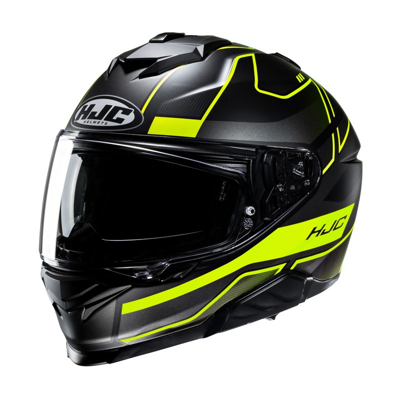 KASK HJC I71 IORIX BLACK/YELLOW 