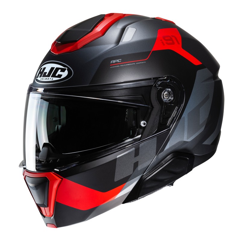 KASK HJC I91 CARST BLACK/RED 