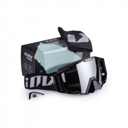 GOGLE IMX SAND BLACK - SZYBA SILVER IRIDIUM + CLEAR (2 SZYBY W ZESTAWIE) ENDURO CROSS