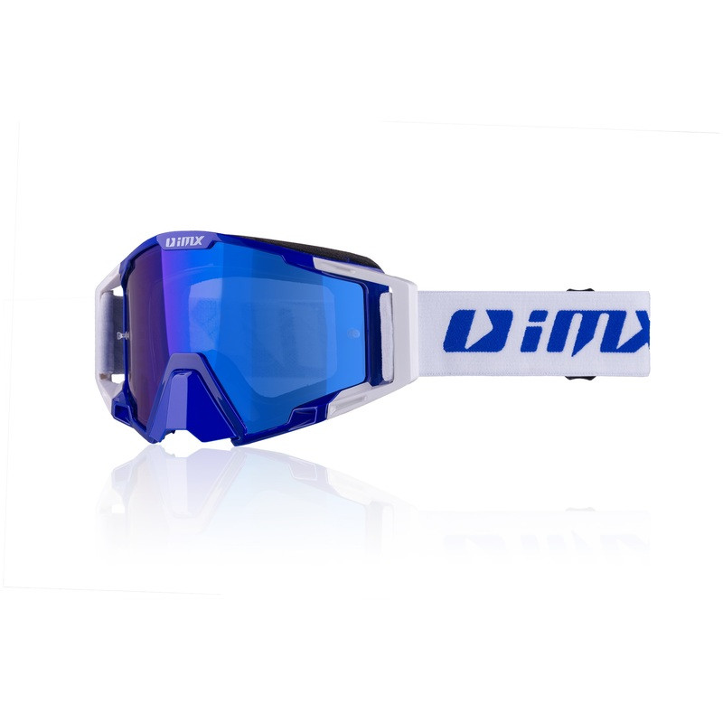 GOGLE IMX SAND BLUE/WHITE - SZYBA BLUE IRIDIUM + CLEAR (2 SZYBY W ZESTAWIE) ENDURO CROSS