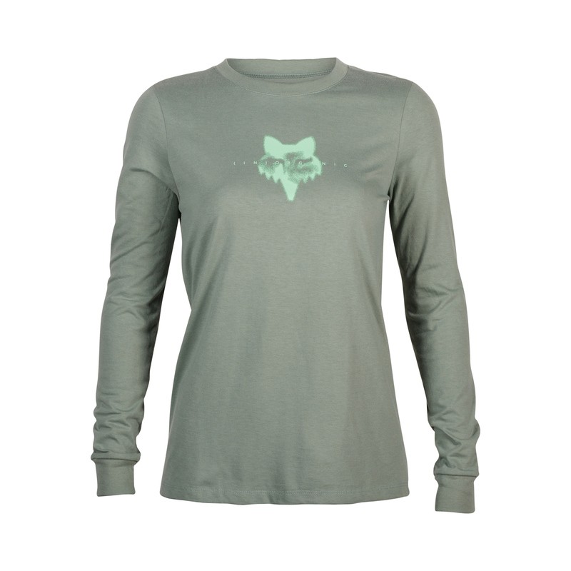 KOSZULKA Z DŁUGIM RĘKAWEM FOX LADY INORGANIC KELP  ENDURO CROSS