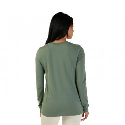 KOSZULKA Z DŁUGIM RĘKAWEM FOX LADY INORGANIC KELP  ENDURO CROSS